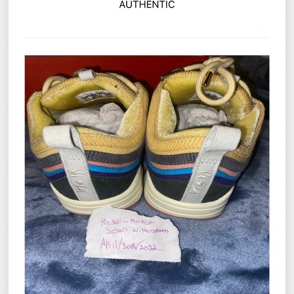 New Nike Air Max 1/97 Sean Wotherspoon size 9.5. Worn once around the house - Picture 12 of 12